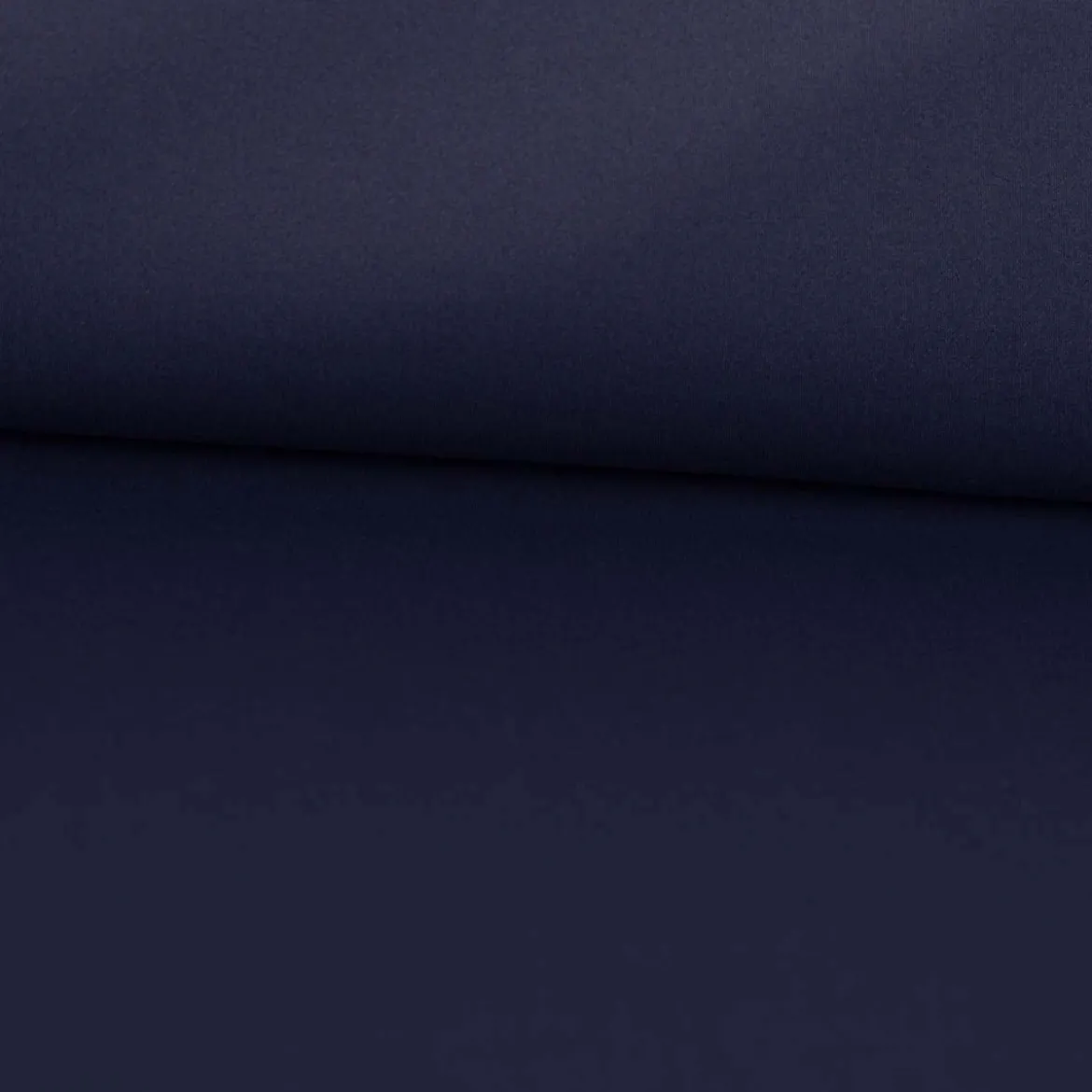 Gardinenstoff Verdunkelungsstoff Blackout Moonlight uni dunkelblau 1,50m Breite
