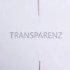 Gardinenstoff Voile Scherli-Streifen weiß rot mit Bleiband 300cm Höhe