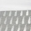 Gardinenstoff Voile transparent Tivoli Streifen weiß grau 152cm Breite