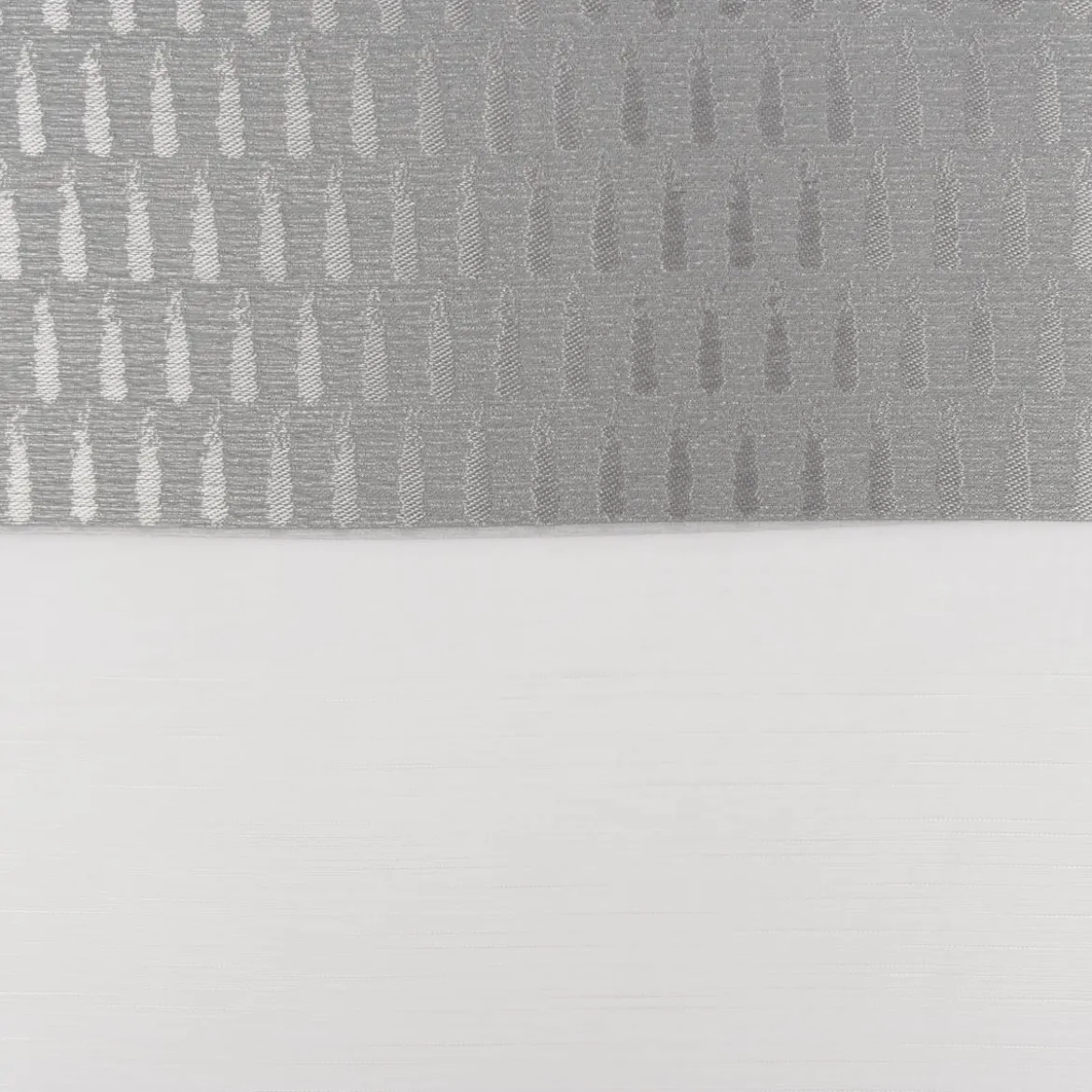Gardinenstoff Voile transparent Tivoli Streifen weiß grau 152cm Breite