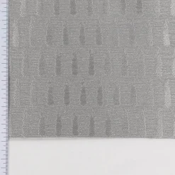 Gardinenstoff Voile transparent Tivoli Streifen weiß grau 152cm Breite