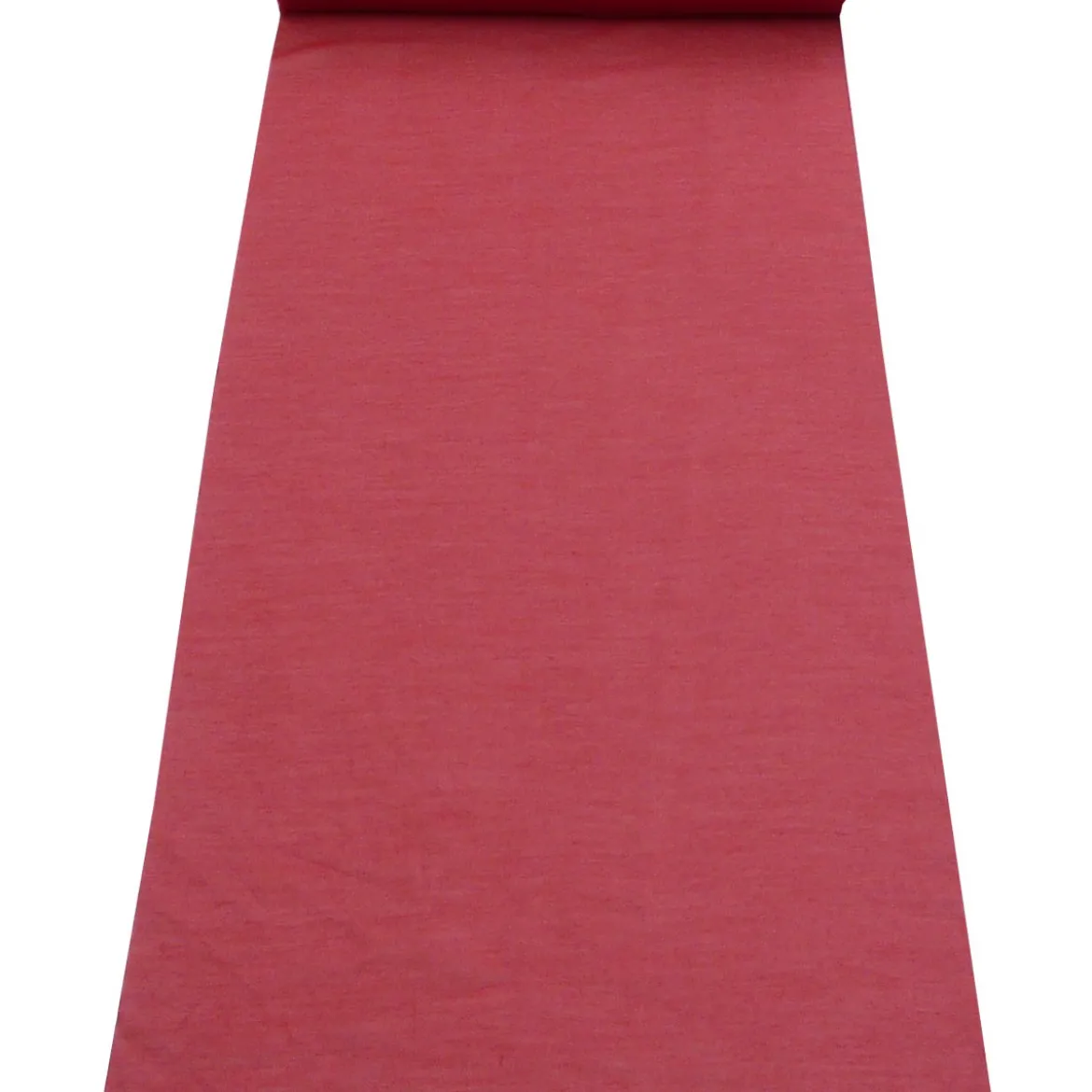 Gardine Paneele Schiebevorhang Meterware KOS rot 60cm Breite