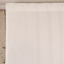Gardine Vorhang Zen mit Längsstreifen ecru natur 140cm breit und 260cm hoch oder Wunschlänge von SCHÖNER LEBEN.