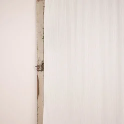 Gardine Vorhang Zen mit Längsstreifen ecru hellgrau 280cm breit und 260cm hoch oder Wunschlänge von SCHÖNER LEBEN.