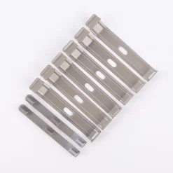 Gefora Montageset Decke 6 Deckenhalter und 2 Endkappen für 3/4läufige Wendeschiene 240-300cm