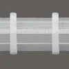 Gerster Faltenband Gardinenband 1er Falte volltransparent mit Zugverhältnis 1:2,5 in 90mm breit