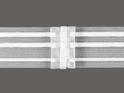 Gerster Faltenband Gardinenband 3er Falte transparent mit Zugverhältnis 1:2,5 in 50mm breit