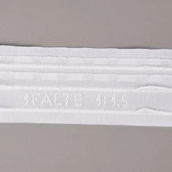 Gerster Faltenband Gardinenband 1er Falte weiß mit Zugverhältnis 1:1,5 in 50mm breit