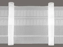 Gerster Faltenband Gardinenband 1er Falte volltransparent mit Zugverhältnis 1:2 in 90mm breit