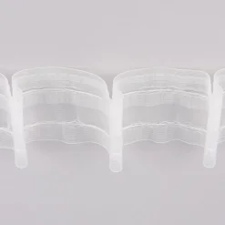 Gerster Gardinenband Faltenband 90mm volltransparent 1er Falte 1:1,5