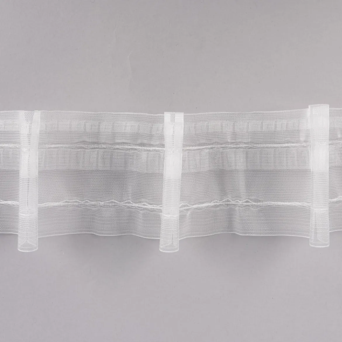 Gerster Gardinenband Faltenband 90mm volltransparent 1er Falte 1:1,5