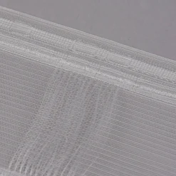 Gerster Gardinenband Wellenband mit Steg Schlaufenband volltransparent mit Zugverhältnis 1:1,25 in 100mm breit