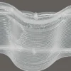 Gerster Gardinenband Wellenband mit Steg Schlaufenband volltransparent mit Zugverhältnis 1:2 in 100mm breit