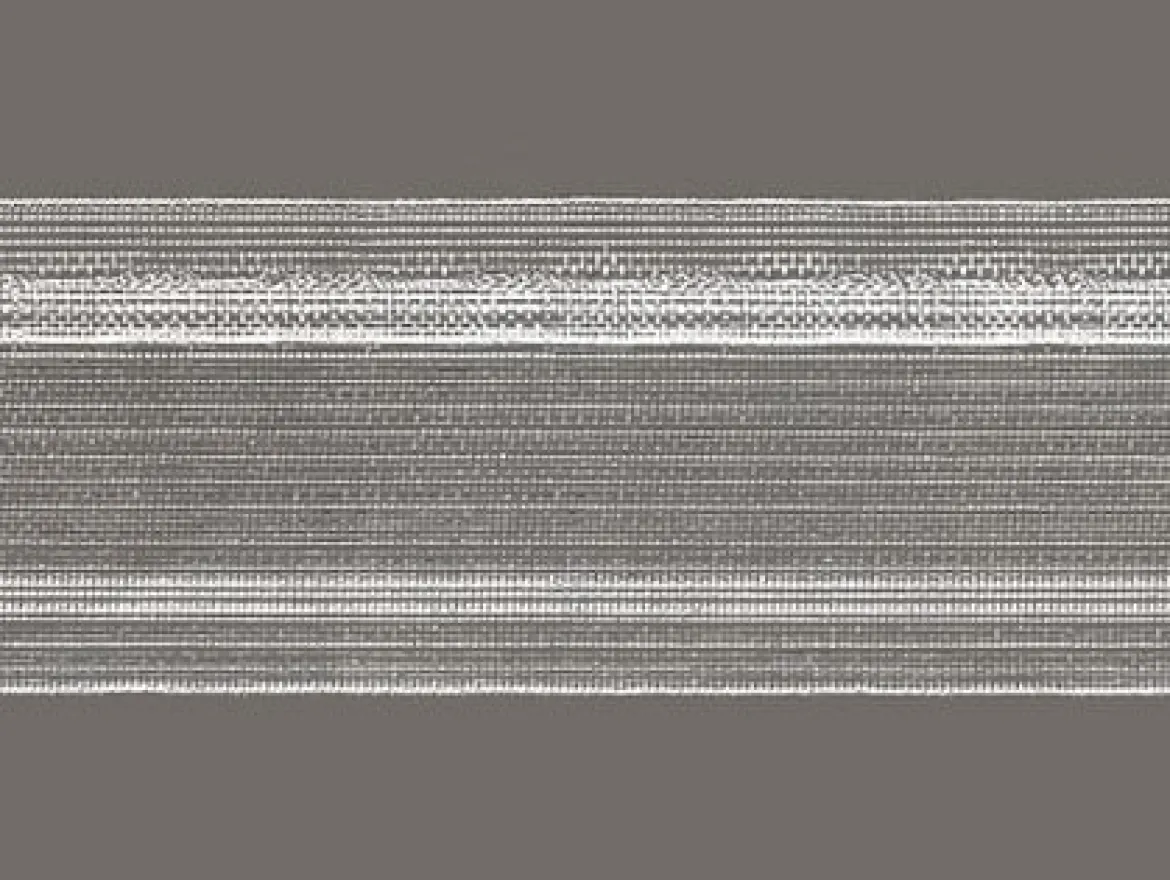 Gerster Stangeneinschubband für Plexistäbe transparent 42mm breit