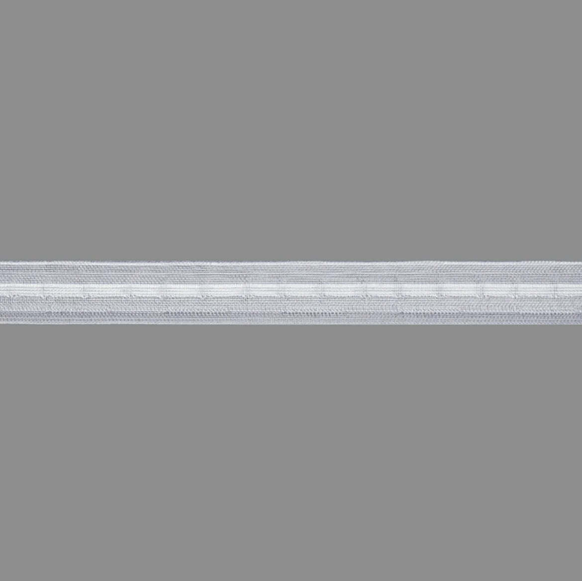 Gerster Stangeneinschubband 22mm transparent für Vitragenstange oder Stabilisierungsstab
