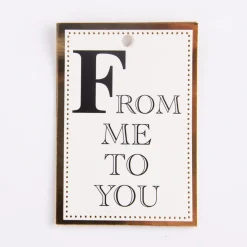 Geschenkanhänger Spruch 12 Stück versch. Motive schwarz weiß goldfarbig 5x8cm