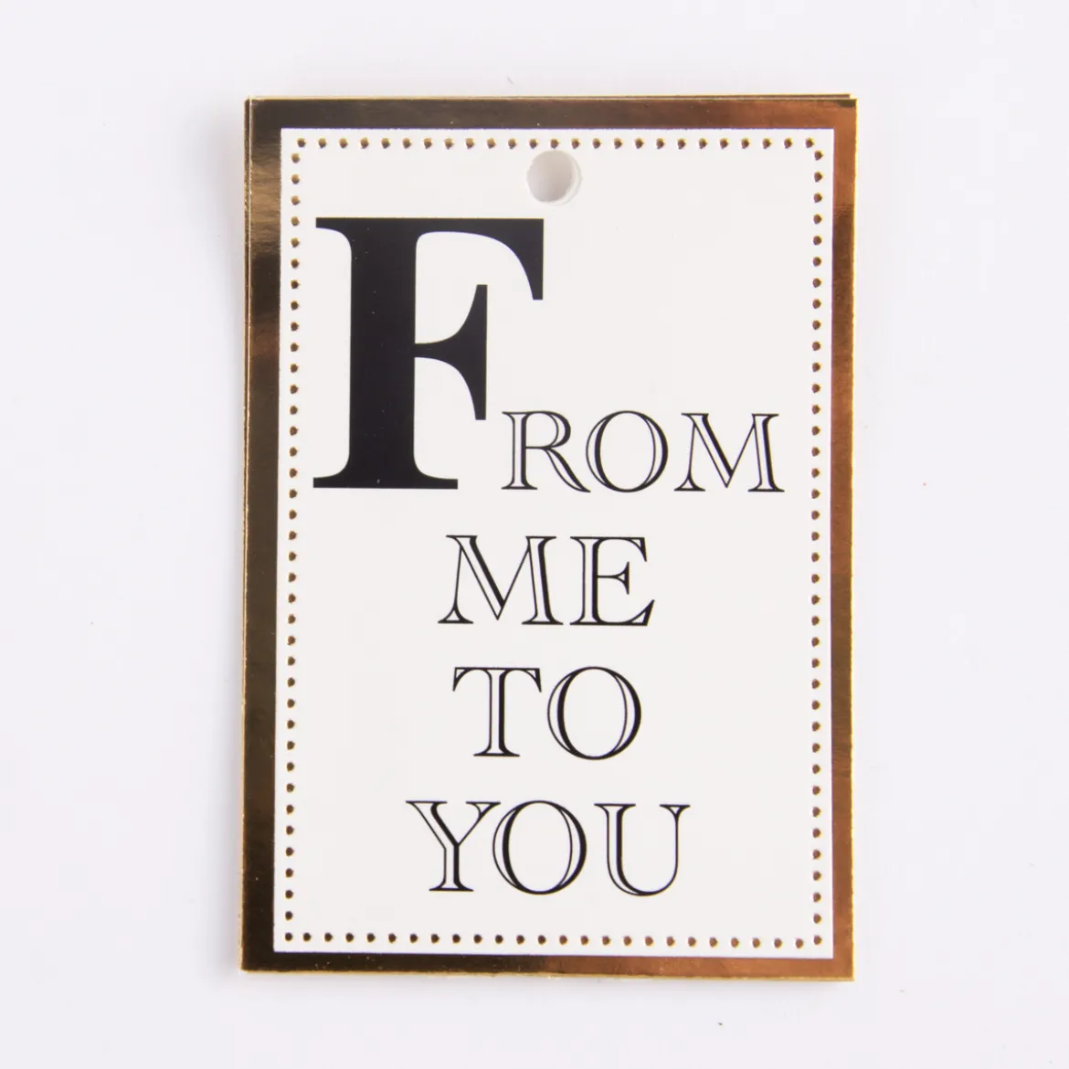 Geschenkanhänger Spruch 12 Stück versch. Motive schwarz weiß goldfarbig 5x8cm
