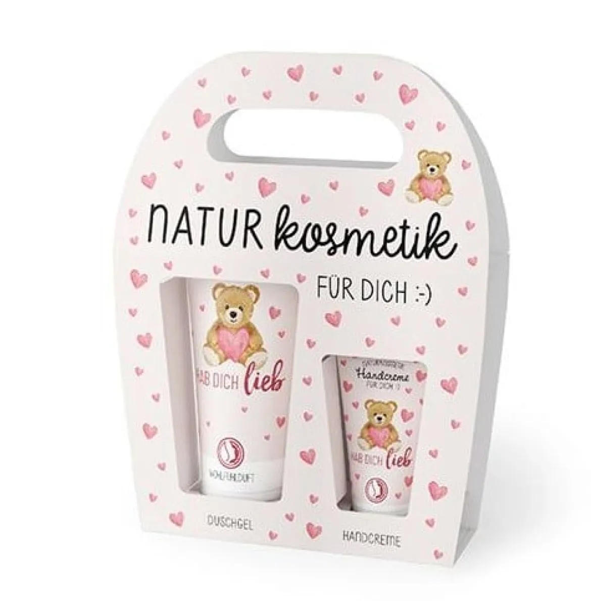Geschenkset Teddy Naturkosmetik für DICH mit Duschgel und Handcreme von La Vida