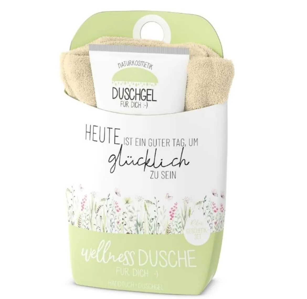 Geschenkset Wellnessdusche Wiese von La Vida