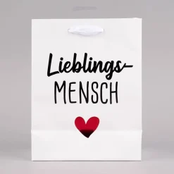 Geschenktasche mit Foliendruck Glücksbringer 18x23x10cm verschiedene Motive