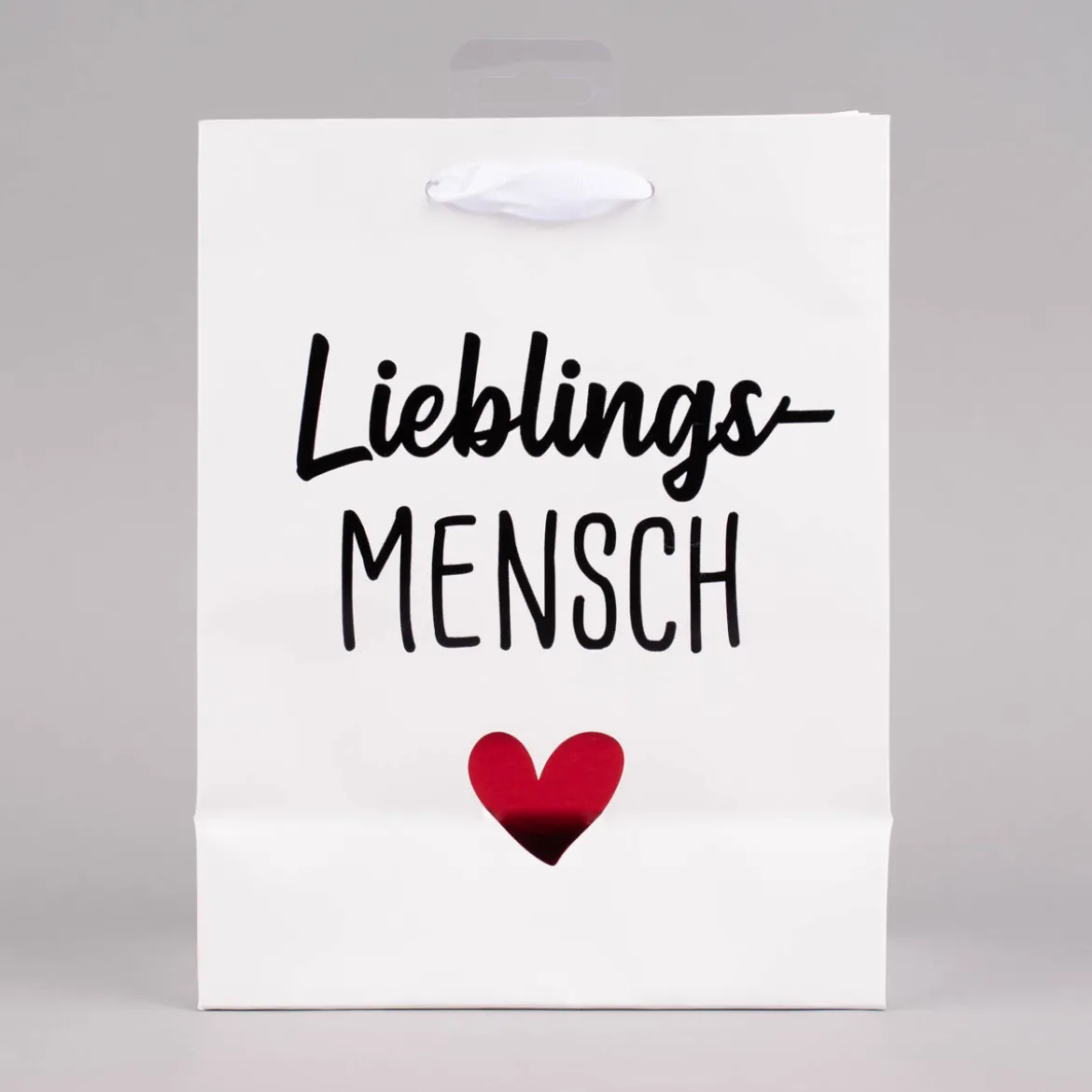Geschenktasche mit Foliendruck Glücksbringer 18x23x10cm verschiedene Motive