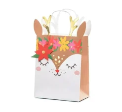 Geschenktüte Reh aus Papier 20,5x30x10,5cm