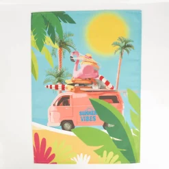 Geschirrtücher Camper 3er Set aus Baumwolle 50x70 cm französisches Dessin