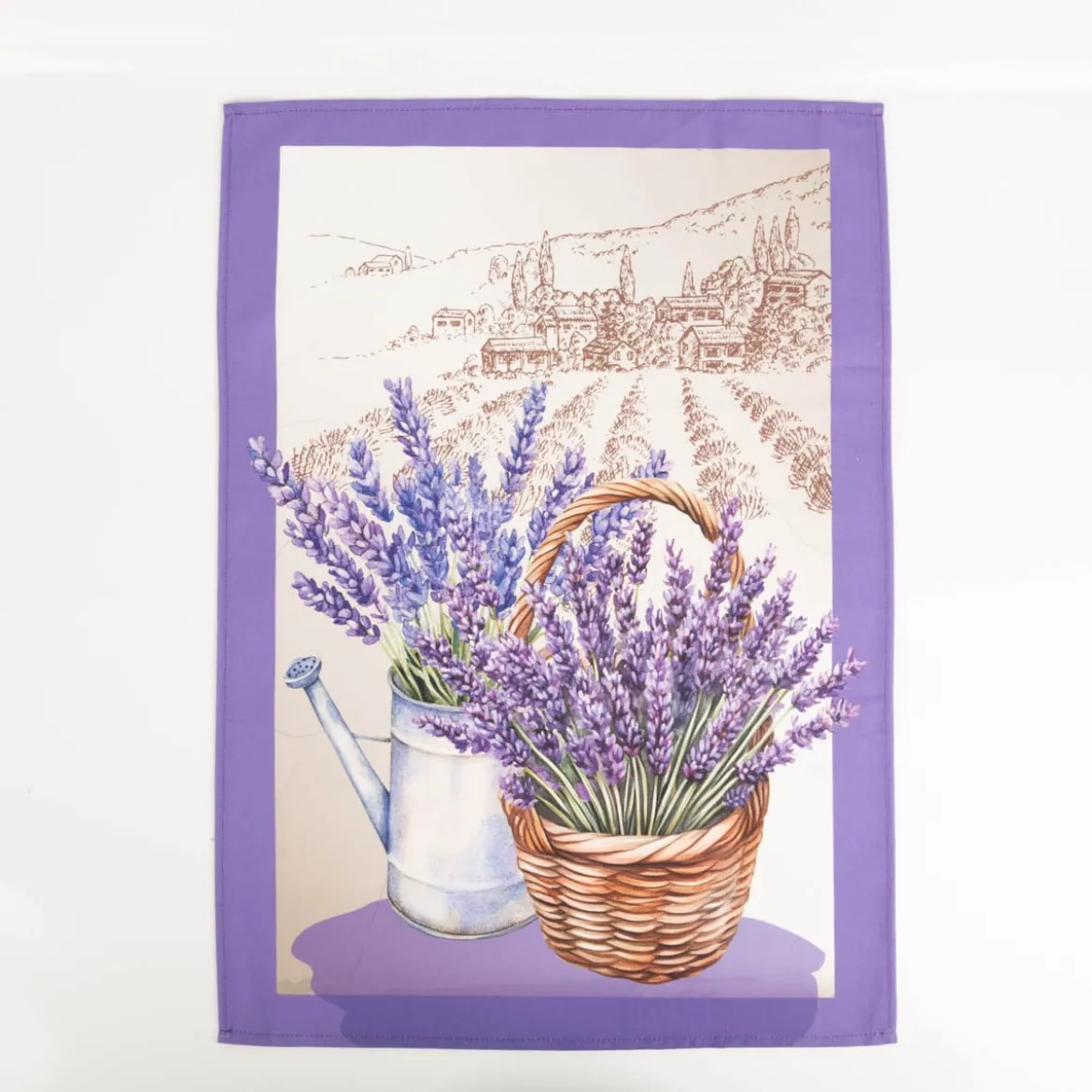 Geschirrtücher Lavendel 3er Set aus Baumwolle 50x70 cm französisches Dessin
