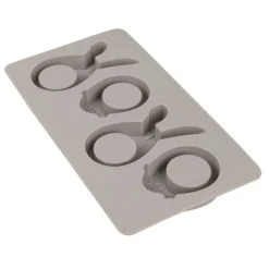 Gießform aus Silikon Happy Egg grau 26,5x14,5cm von Rayher