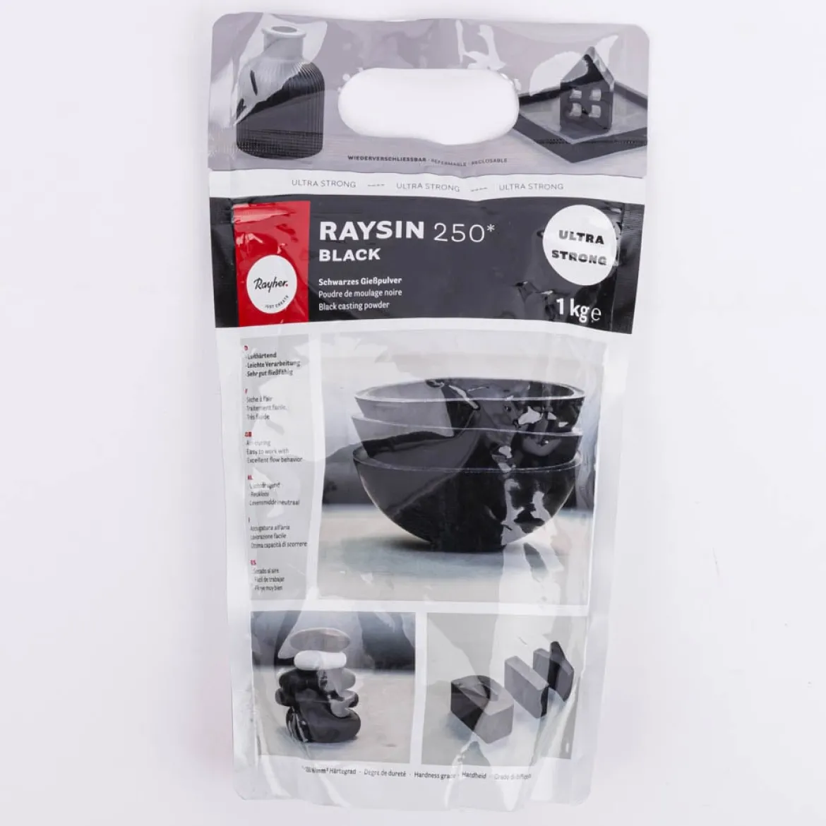 Gießpulver Raysin 250 schwarz 1000g von Rayher