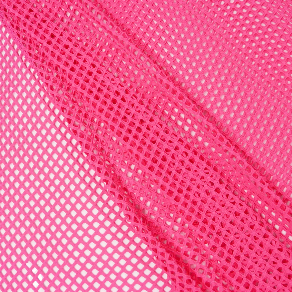 Gitterstoff elastisch pink 1,5m Breite