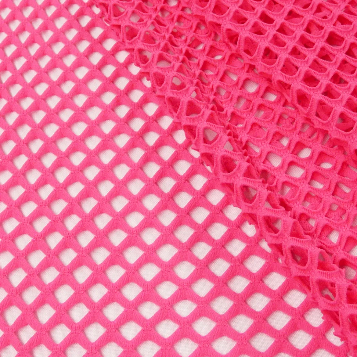 Gitterstoff elastisch pink 1,5m Breite