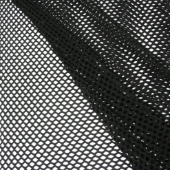 Gitterstoff elastisch schwarz 1,5m Breite