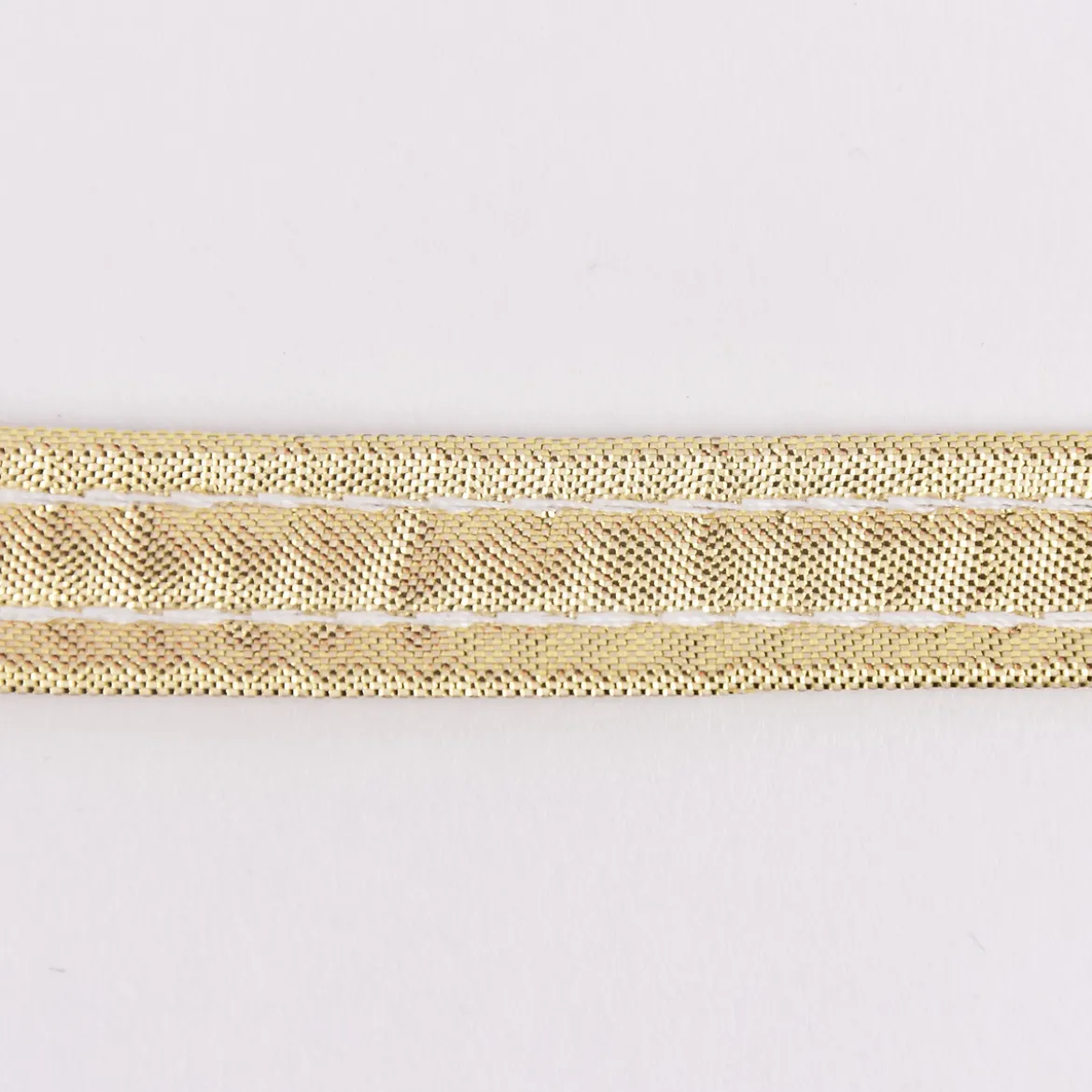Glitzerband Zierband goldfarbig Glitzer Breite: 1,5cm