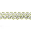 Glitzer Pailletten Band breit lime Breite: 2,5cm