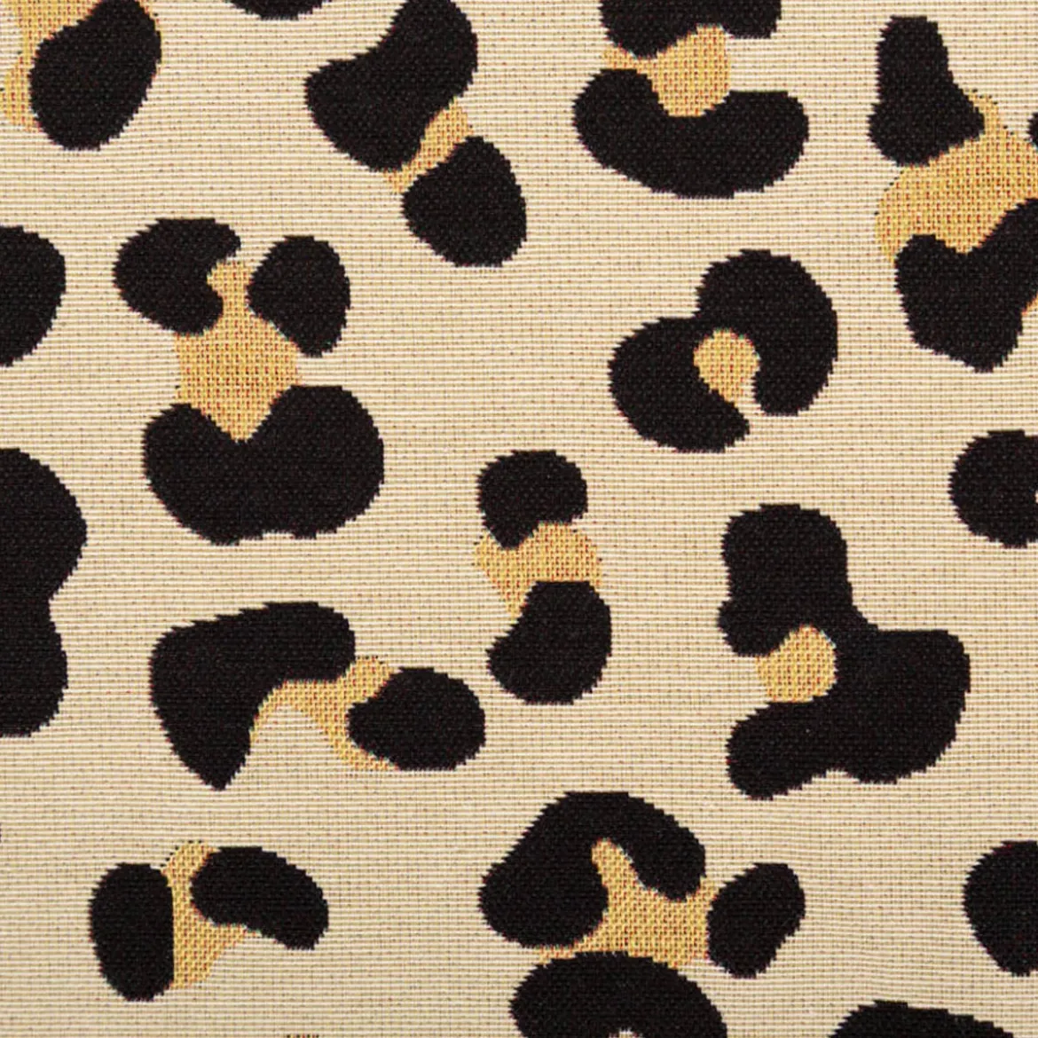 Gobelin Premium Dekostoff Animal Leopard Hide Leo beige schwarz 1,4m Breite