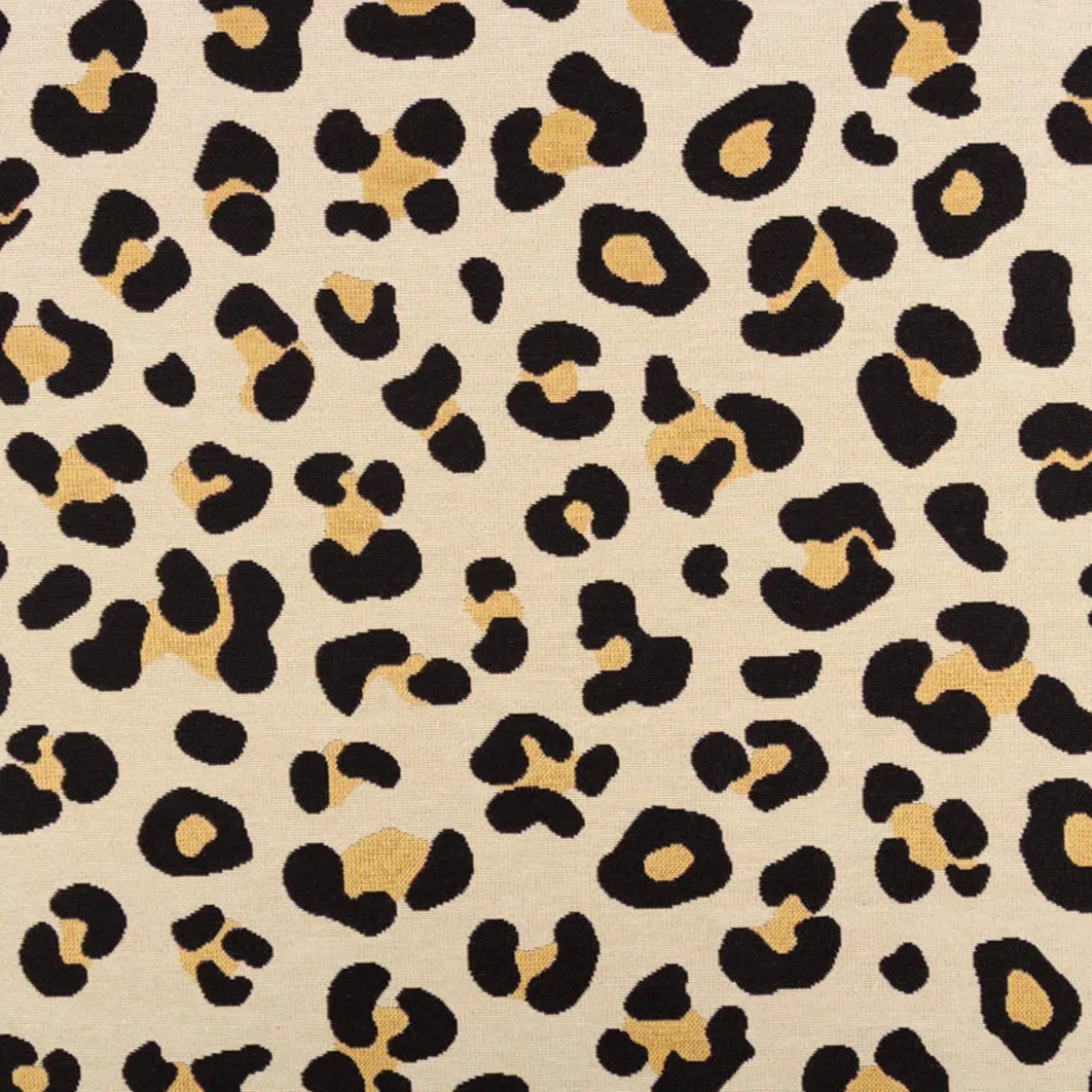 Gobelin Premium Dekostoff Animal Leopard Hide Leo beige schwarz 1,4m Breite