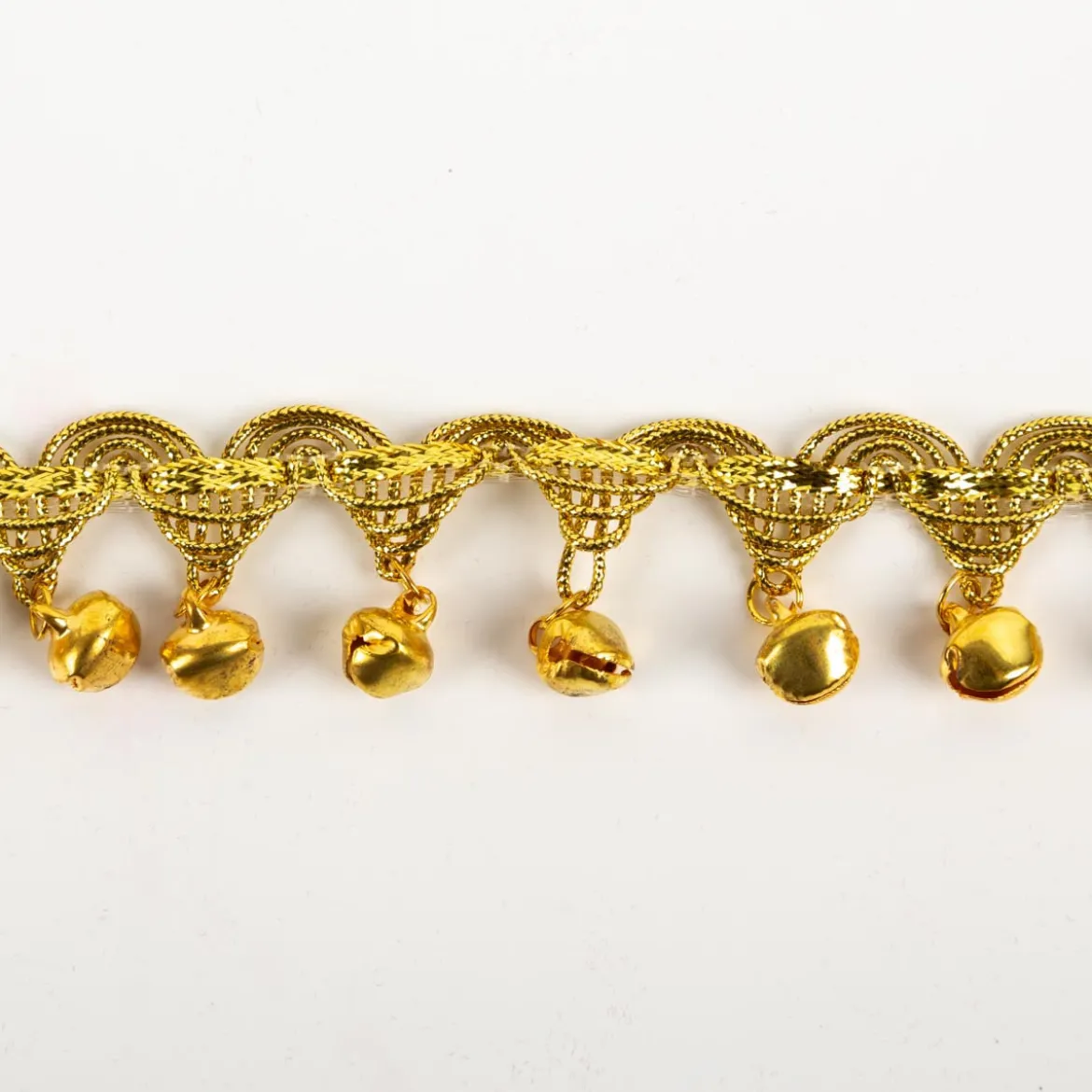 Goldborte mit Glöckchen gold 3cm Breite