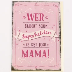 Grafik Werkstatt Doppelkarte Mama 12x17cm