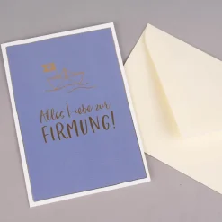 Grafik Werkstatt Doppelkarte Firmung 12x17cm verschiedene Motive