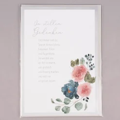 Grafik Werkstatt Doppelkarte Trauer 12x17cm verschiedene Motive