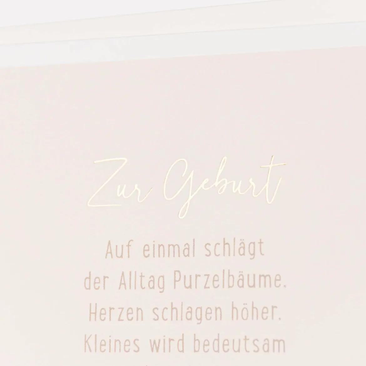 Grafik Werkstatt Doppelkarte Geburt 12x17cm verschiedene Motive