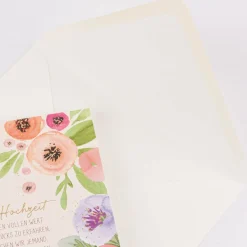 Grafik Werkstatt Doppelkarte Hochzeit 12x17cm verschiedene Motive