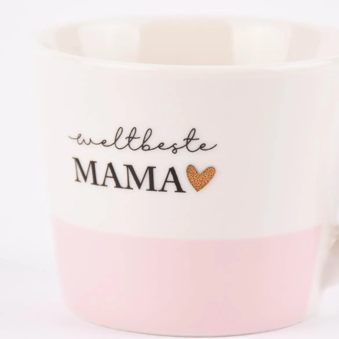 Grafik Werkstatt Espresso Tasse Schreibkram Manufaktur aus Porzellan weltbeste Mama oder weltbester Papa 50ml