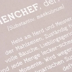Grafik Werkstatt Geschirrtuch Küchenchef grau weiß 45x68cm