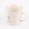 Grafik Werkstatt Goldtasse Mit Kuchen Punkte weiß rosa goldfarbig 420ml