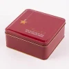 Grafik Werkstatt Keksdose Frohes Fest Stern dunkelrot goldfarbig 16x16x7cm