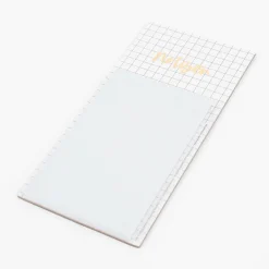 Grafik Werkstatt Notizen Magnetblock kariert weiß mint 10x21cm
