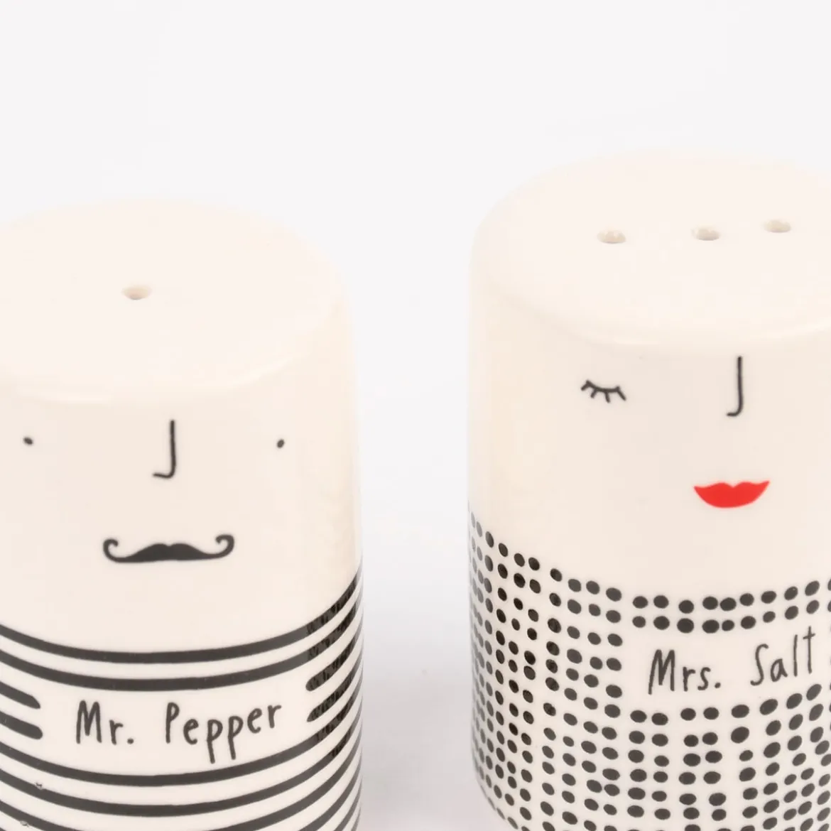 Grafik Werkstatt Salz- und Pfefferstreuer-Set Mrs. Salt & Mr. Pepper 2tlg
