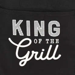 Grafik Werkstatt Schürze verstellbar King of the Grill schwarz weiß 66x85cm